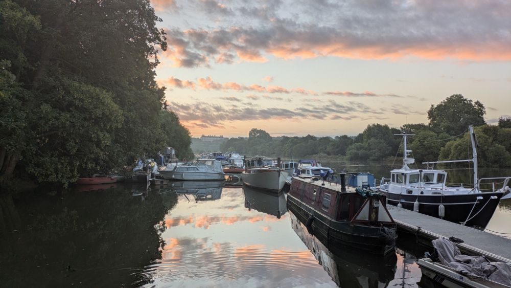 Hammertons ferry terminal at dawn 