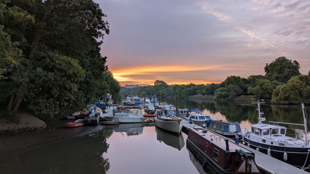 Hammertons ferry terminal at dawn 