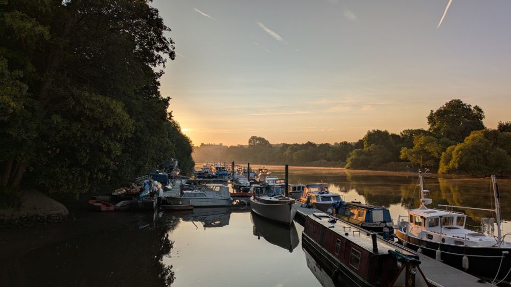 Hammertons ferry terminal at dawn 