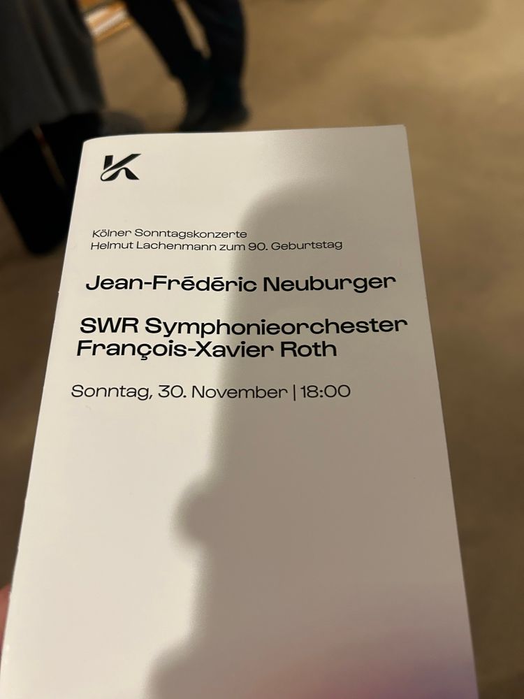 Titelseite Programmheft 