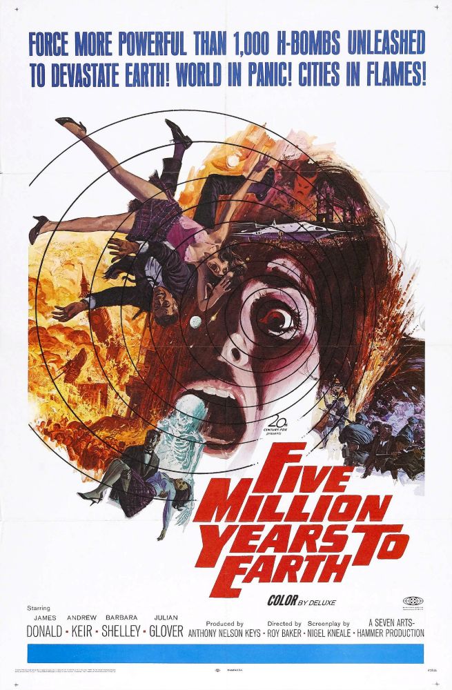 Quatermass and the Pit(Five Million Years to Earth) a 1967 theatrical remake of the 1959 BBC serial.