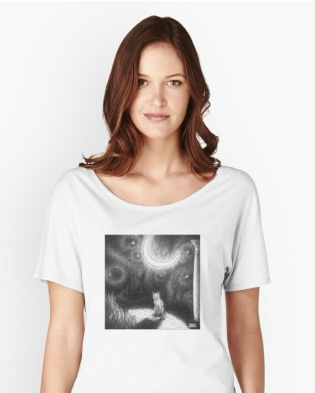 “Within a Galaxy of Leaves” 
relaxed fit t-shirt