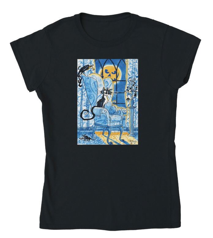 “Fang & Friends” unisex crewneck t-shirt available in several colors 