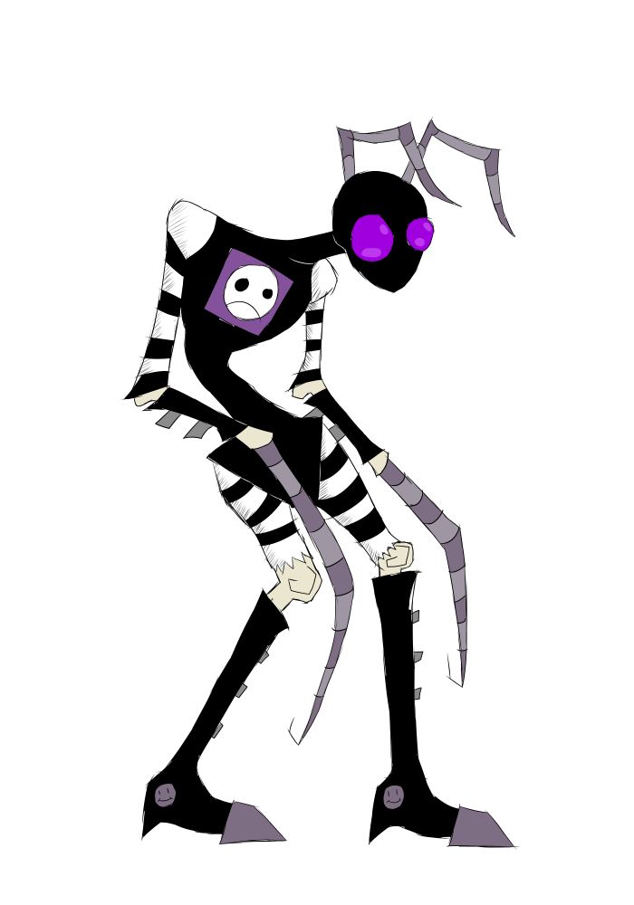 Fan art of Nightmare Nny from the Invader Zim episode "Halloween Spectacular of Spooky Doom"