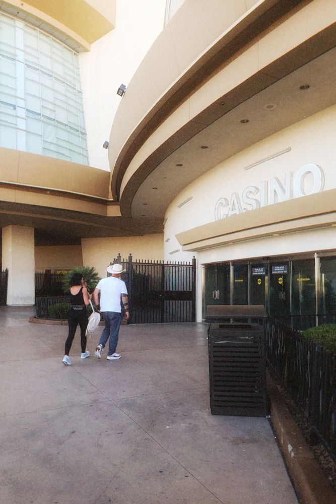 Strat entrance with couple entering