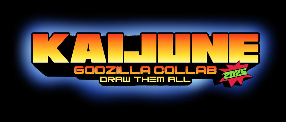 logo for the kaijune godzilla collab