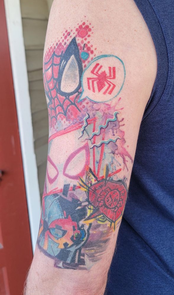 Spider-man tattoo