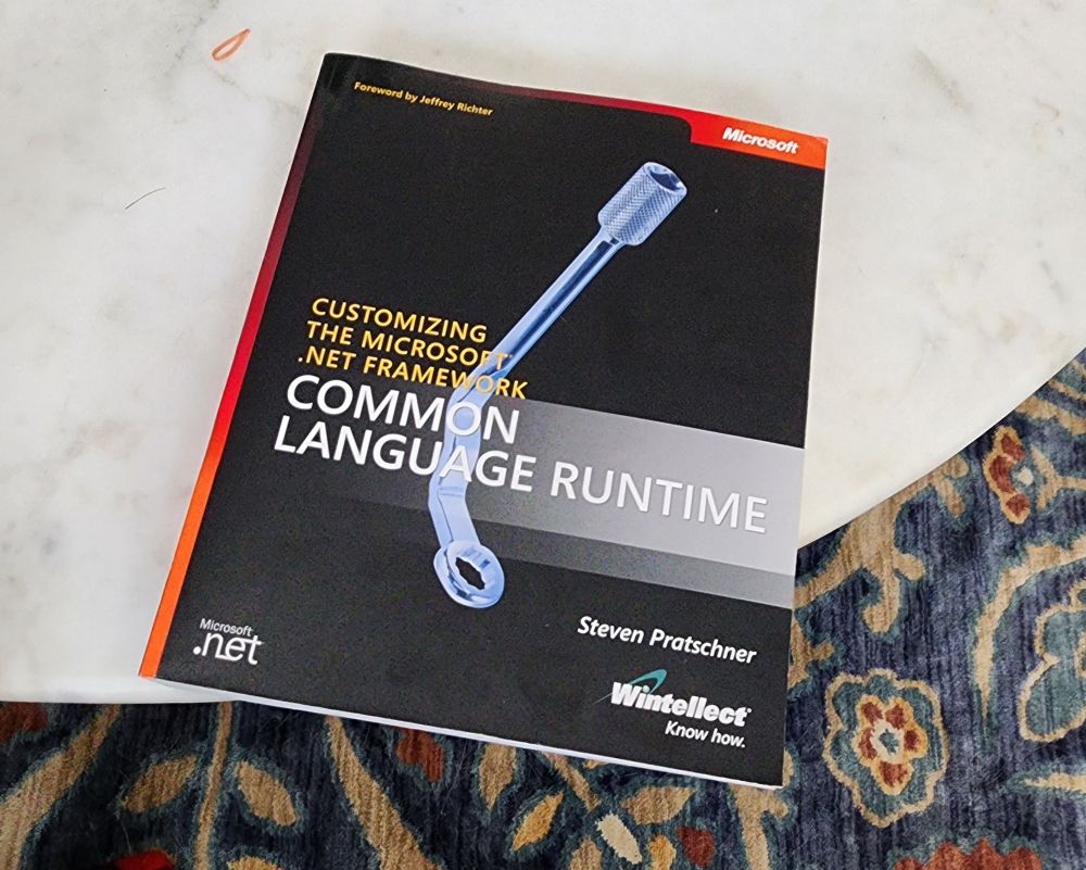 The book, customizing the Microsoft common language runtime