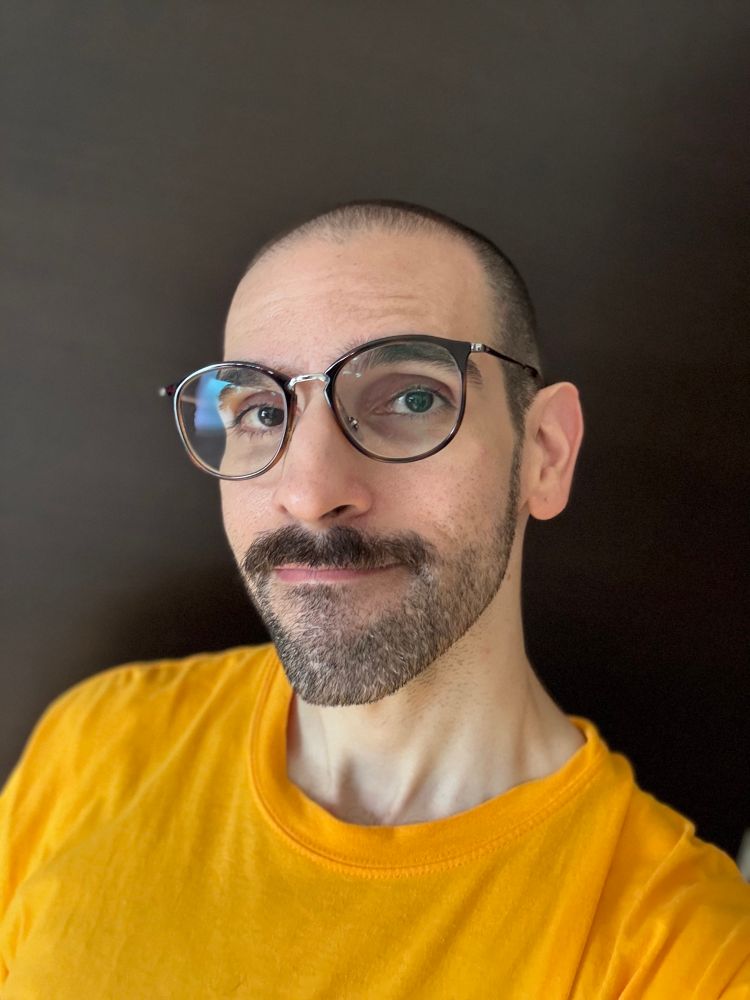 selfie with my hair freshly buzzed
