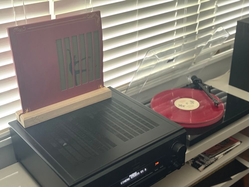 Whitt’s Raw Blue on red vinyl 
