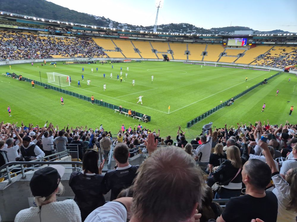 Chris Wood celebrates scoring the opening goal.