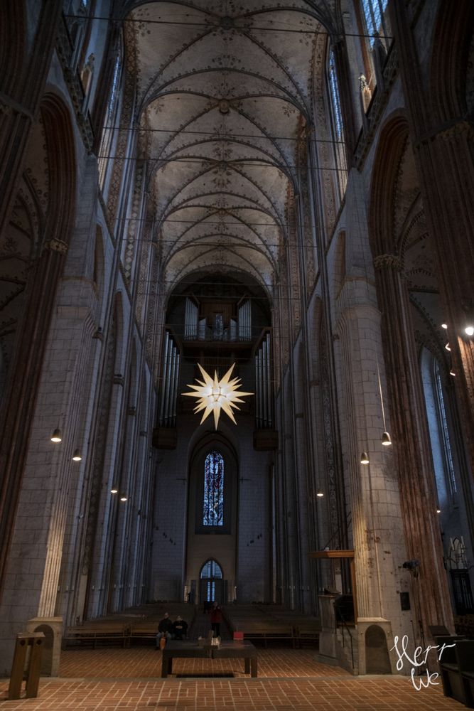Inside  St. Mary's Church in Lübeck
In der St. Marienkirche in Lübeck