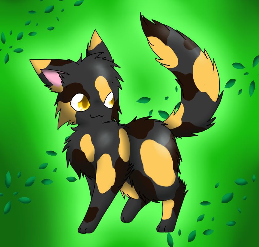 Spottedleaf from Warrior Cats. This drawing was made in 2011