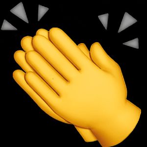 Hand clap emoji