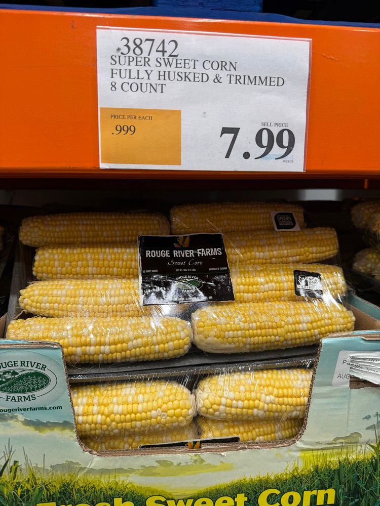 8 pack of corn for $8