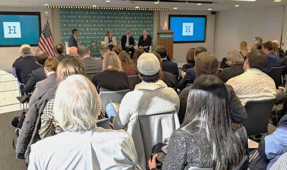 Packed house at the Hudson Institute in Washington, DC.