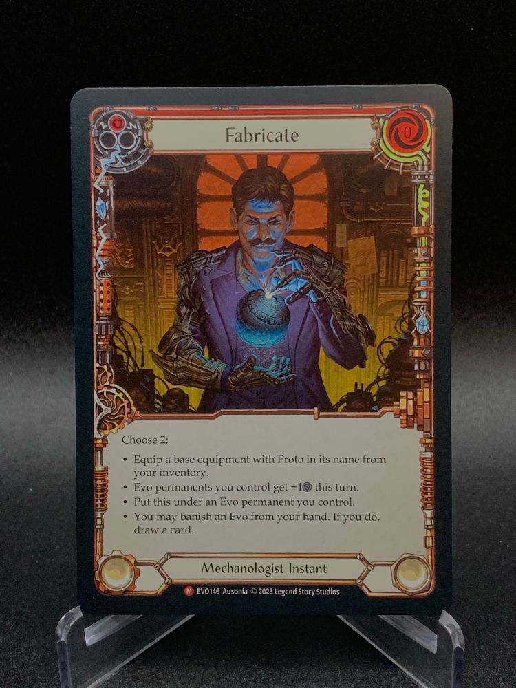 Flesh and Blood Card - Fabricate (Rainbow Foil)
