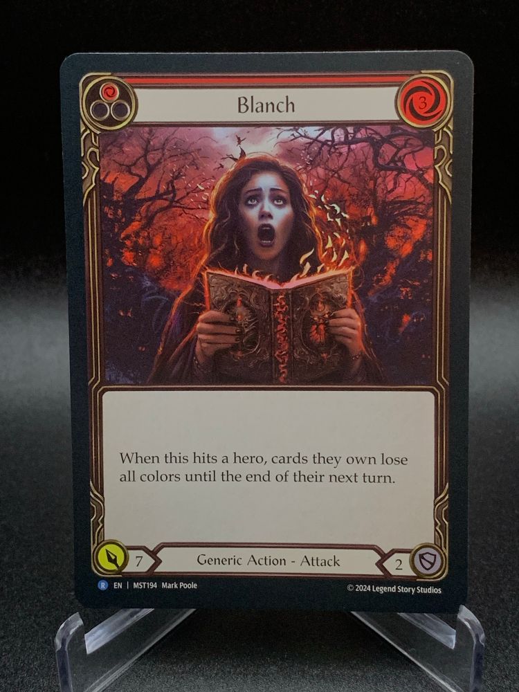 Flesh and blood card - blanch (red) (rainbow foil)