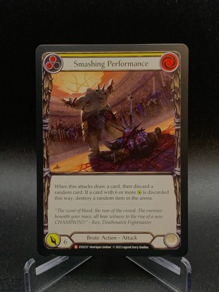 Flesh and Blood card - Smashing Performance