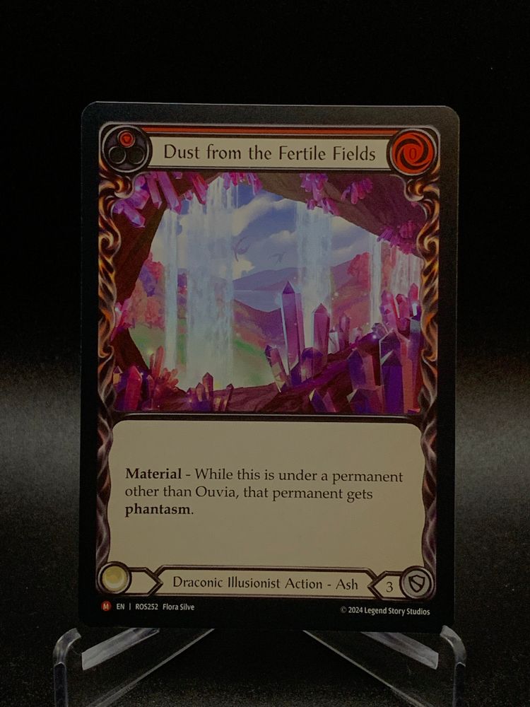 Flesh and Blood card - Dust from the Fertile Fields