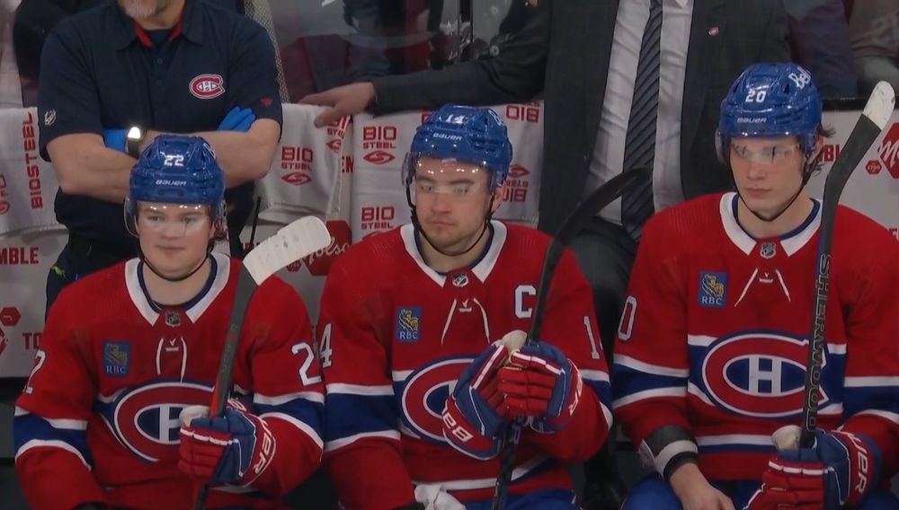 cole nick and juraj looking bemused