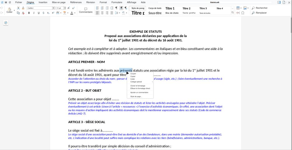 Capture d'écran de Framaspace.

Nous y voyons un fichier de type LibreOffice Writer/Microsoft Word en cours d'édition collaborative.