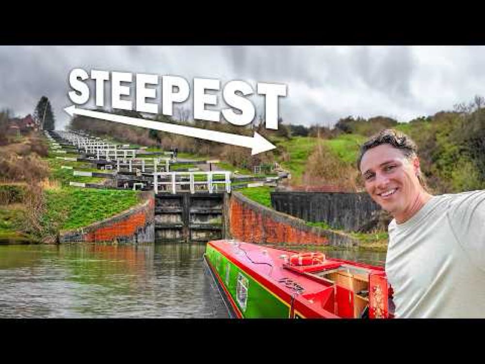 Narrowboating the LONGEST canal locks in the UK