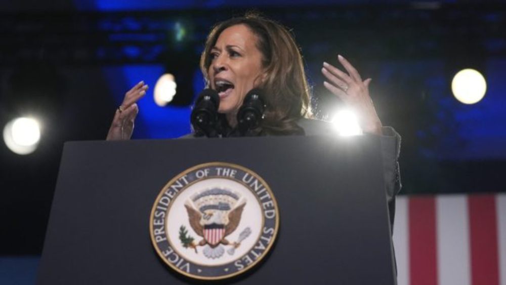 Harris invokes Georgia woman’s death in Atlanta speech on abortion rights