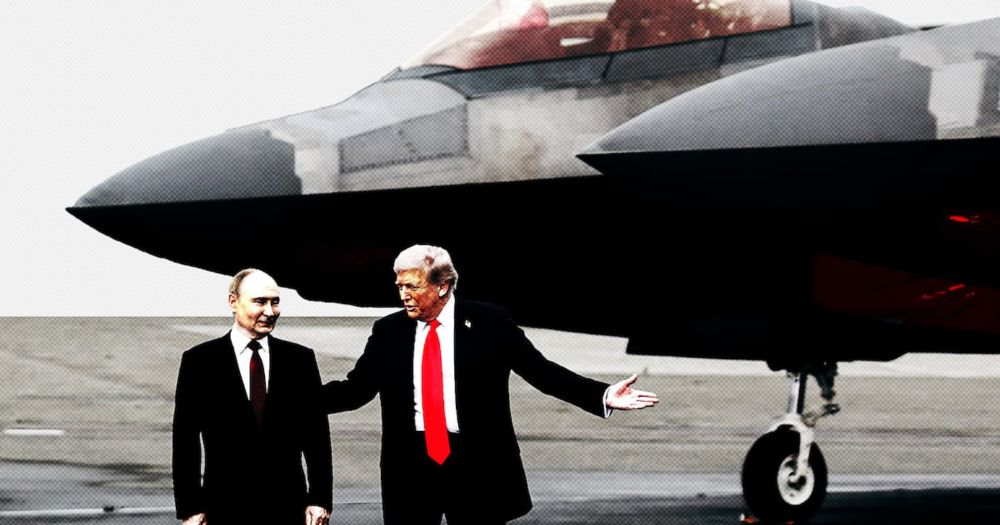 The president’s welcome of Russian President Vladimir Putin included a display of U.S. warplanes.