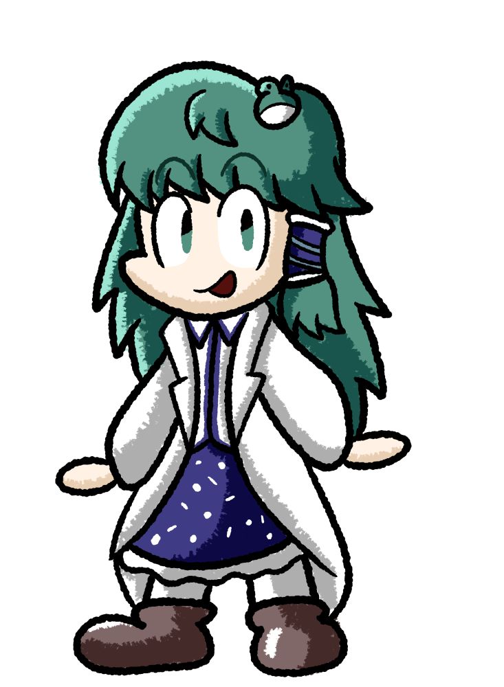 Sanae Kochiya, the Shrine Maiden Researching the Urban Legend