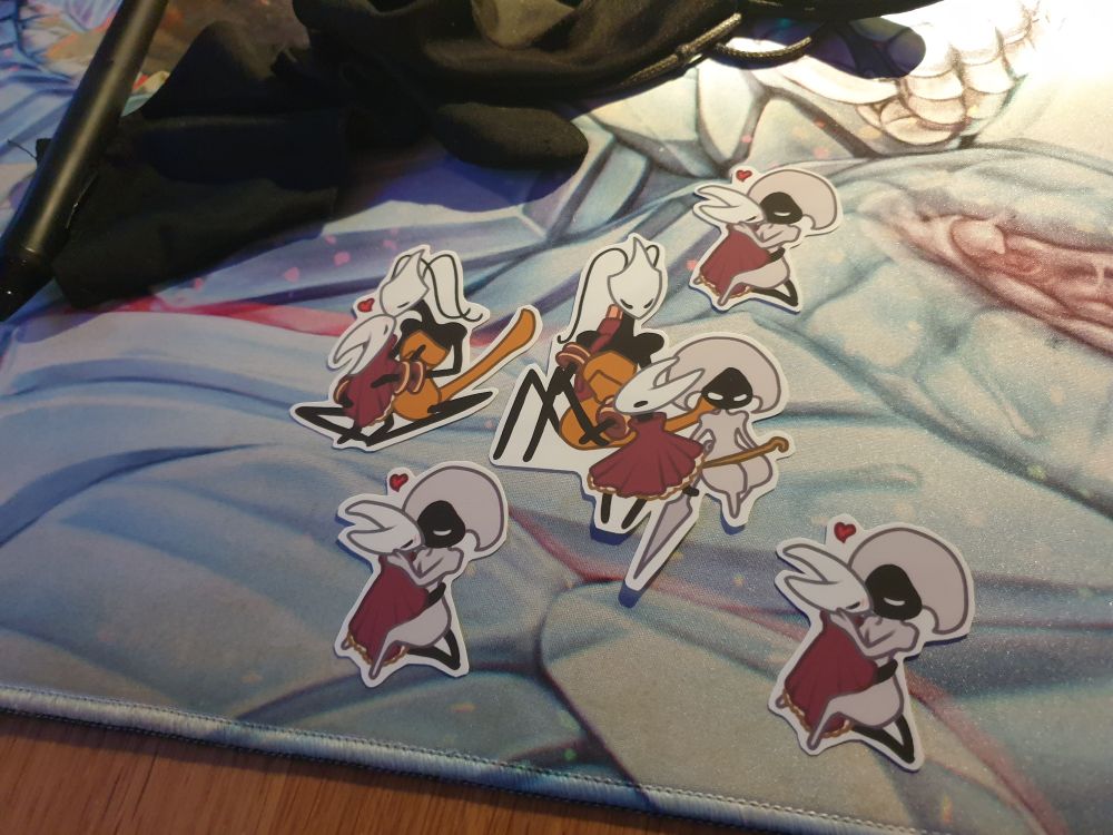 Bug yuri now in physical sticker form 