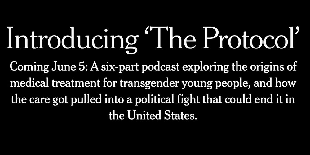 Introducing ‘The Protocol’
Coming June 5: A six-part podcast exploring the origins of medical treatment for transgender young people, and how the care got pulled into a political fight that could end it in the United States.