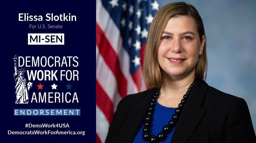 Help Support Rep. Elissa Slotkin for MI-SEN!