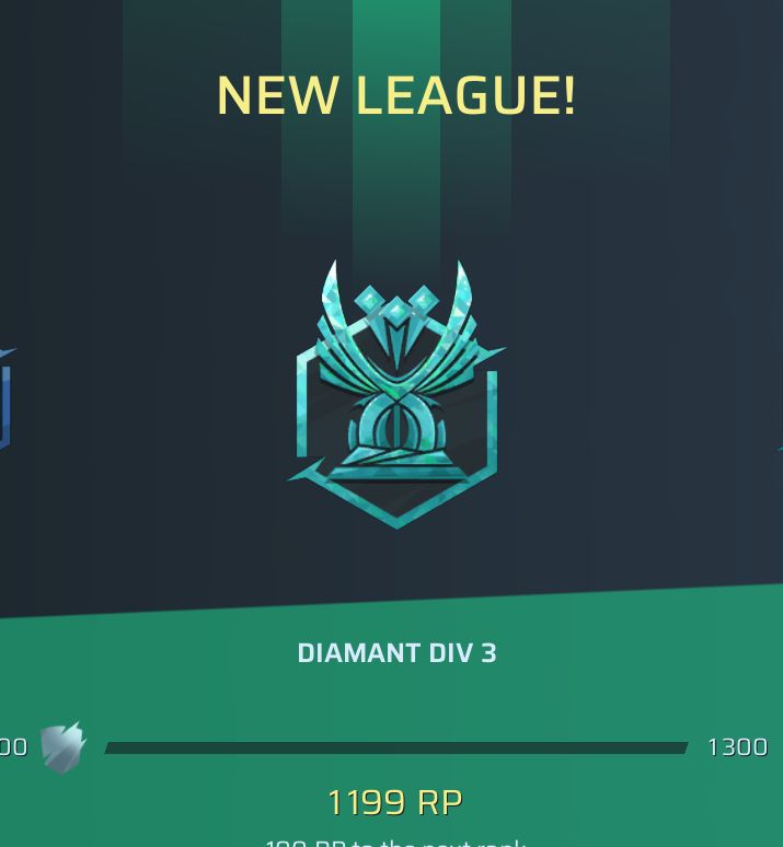 Passage en DIamant 3 sur les ranked de Rematch