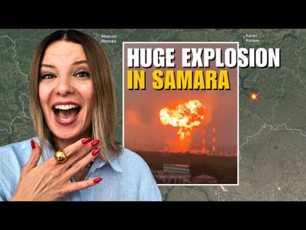 HUGE EXPLOSIONS IN SAMARA & RYAZAN: OIL REFINERIES ON FIRE Vlog 1124: War in Ukraine