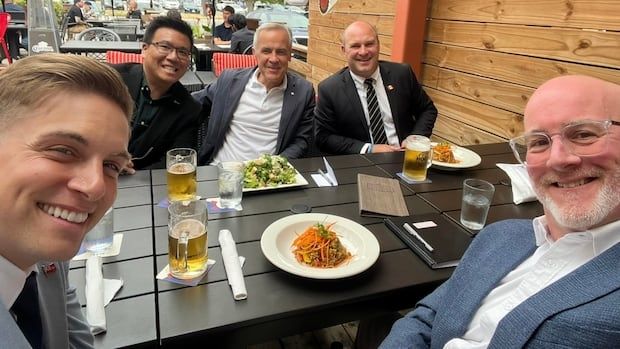 Three Nepean-area city councillors raised local issues in a meeting with Prime Minister Mark Carney Tuesday afternoon at Greenfield's Public House in Barrhaven.