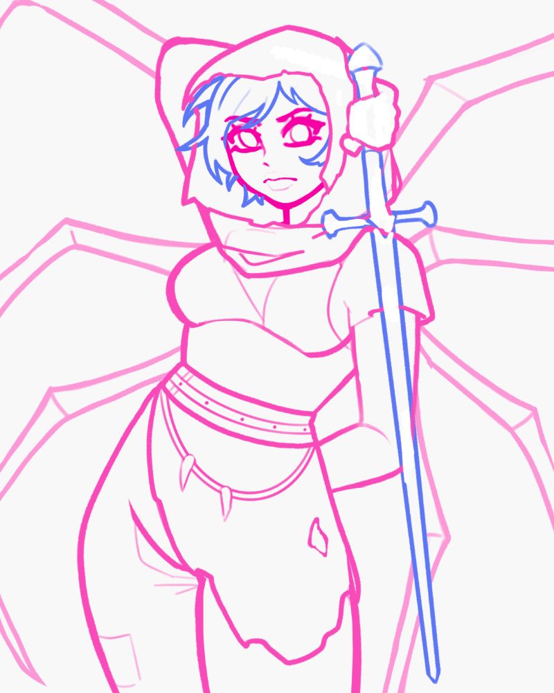 Wenduag WIP from Pathfinder: WOTR