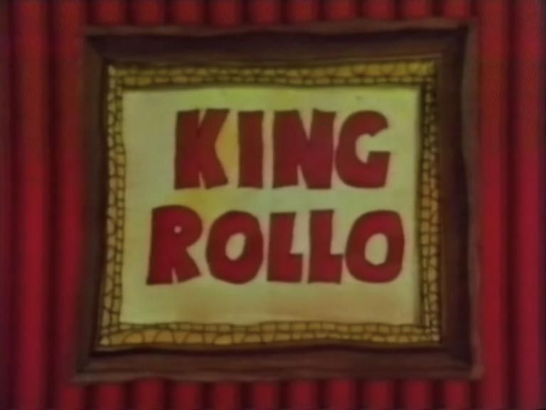 King Rollo was an animated series which was first broadcast on BBC 1 in their See Saw section of programming. 13 episodes were made.

The adventures of square-bearded King Rollo and his friends and neighbours, King Frank and Queen Gwen.

Voices provided by Ray Brooks.

A King Rollo Films production.
