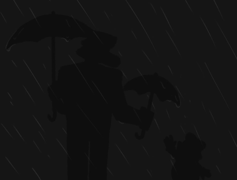 Chip accidentally shows an ounce of pity for who he mistakes as a coworker who stupidly forgot their umbrella. "Don't forget one next time." He says sternly before he walks away