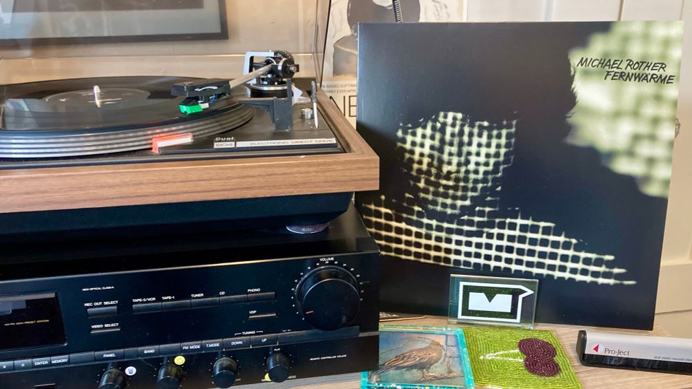 ‘Fernwärme’ by Michael Rother, on vinyl. 