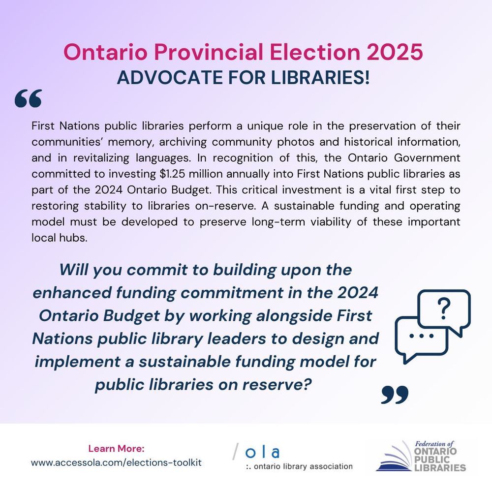 Working alongside First Nations public libraries?
