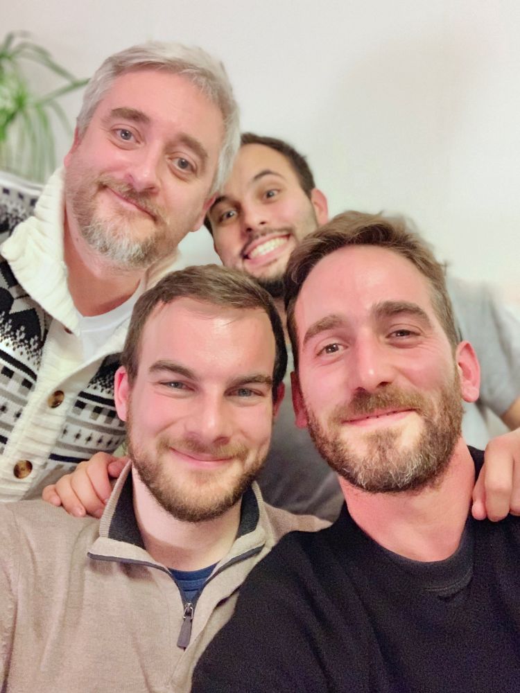 Michel, Eloi, Romain et Wandrille