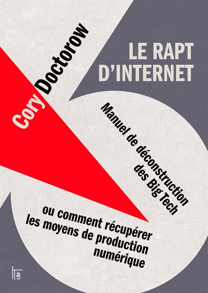 Couverture du livre de Cory Doctorow à paraître chez C&F éditions !
