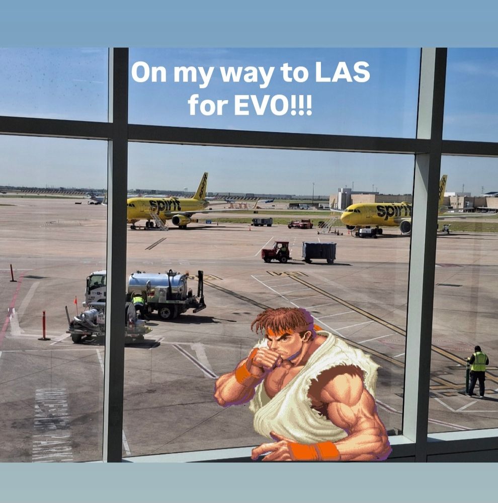 Ryu about to beat up the plane