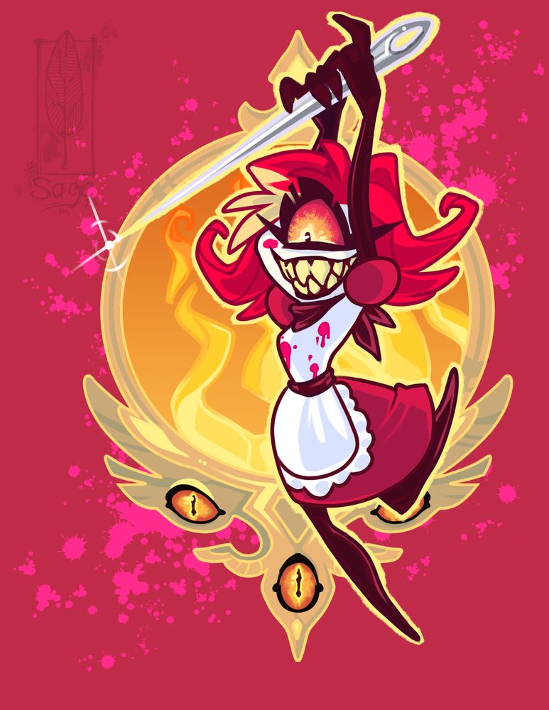 Posting this has been very long overdue but I'm so in love with this little murder goblin!!