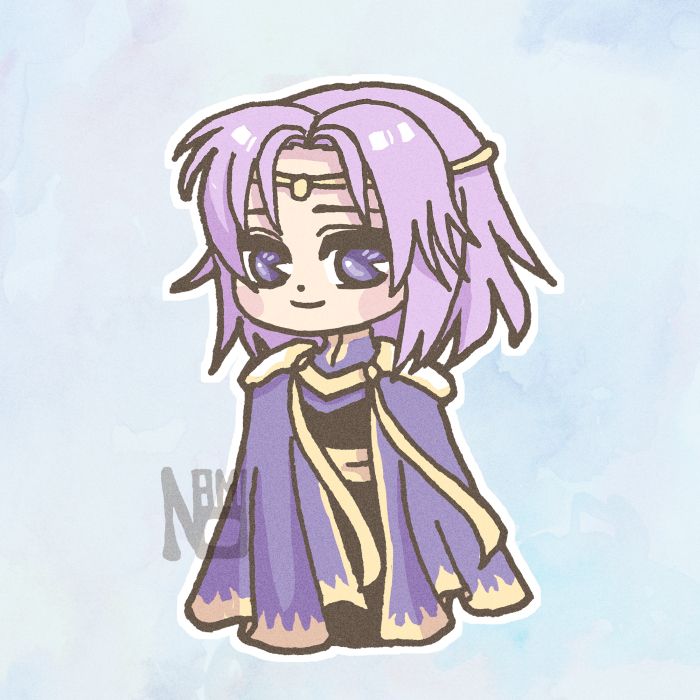 chibi art of lyon from fire emblem 8