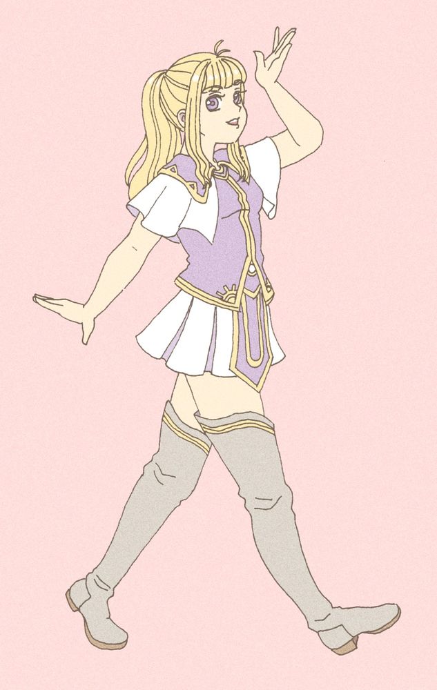 art of clarine from fire emblem 6