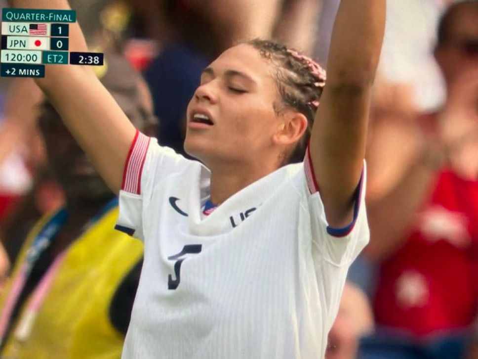 Trinity looking really relieved 