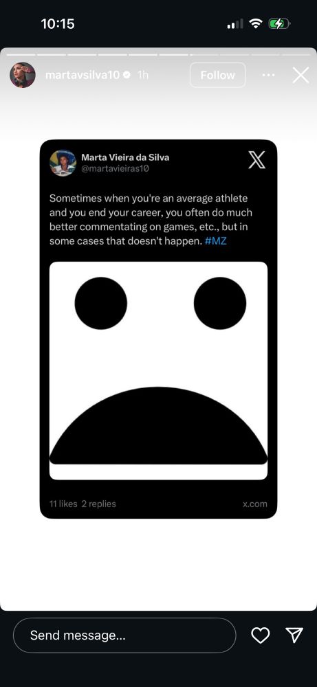 Marta tweet about McCall Zerboni