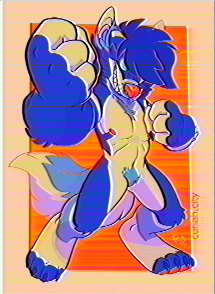 VHS filtered version of the previous image.